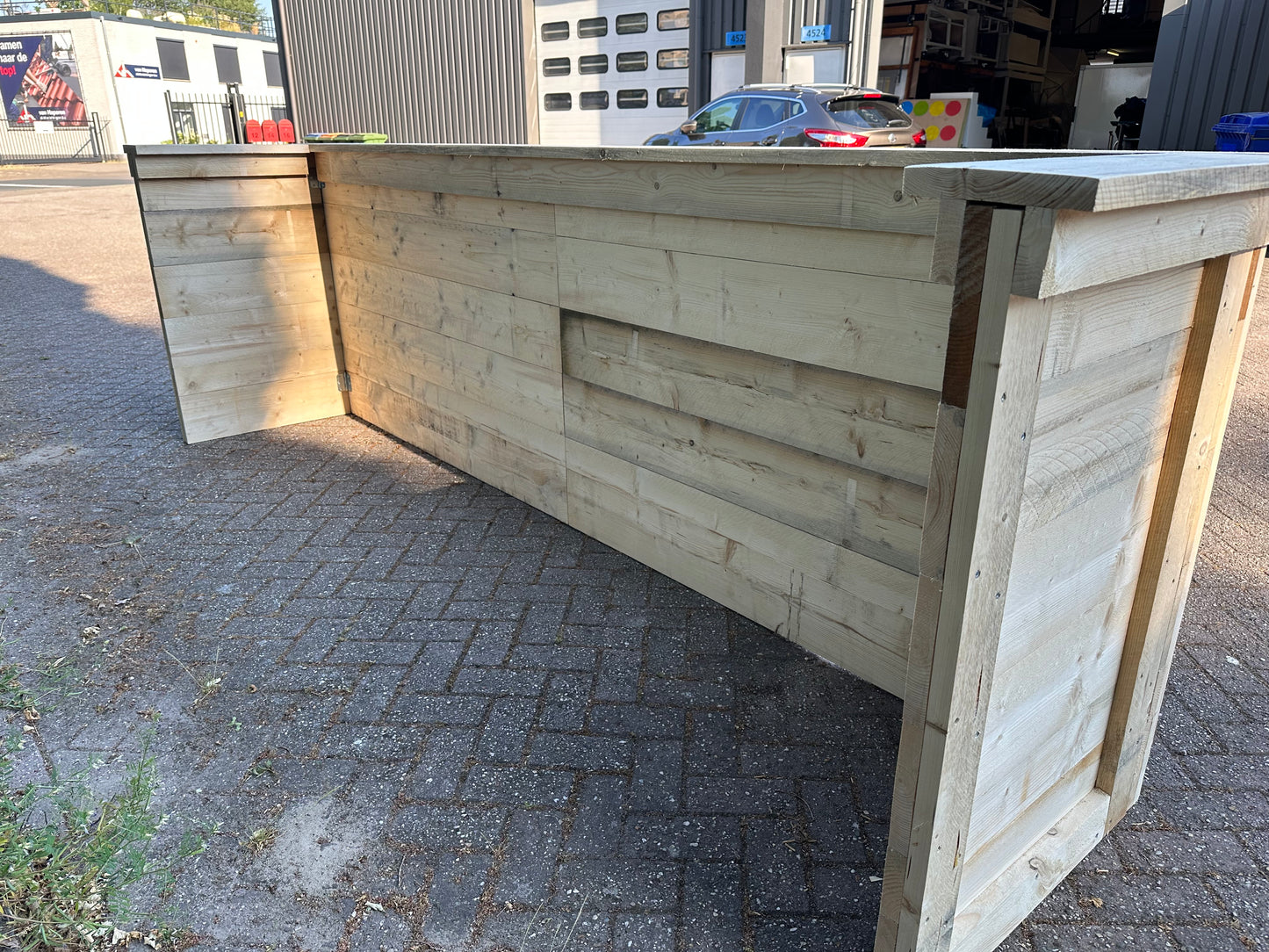 Steigerhouten Inklapbare bar