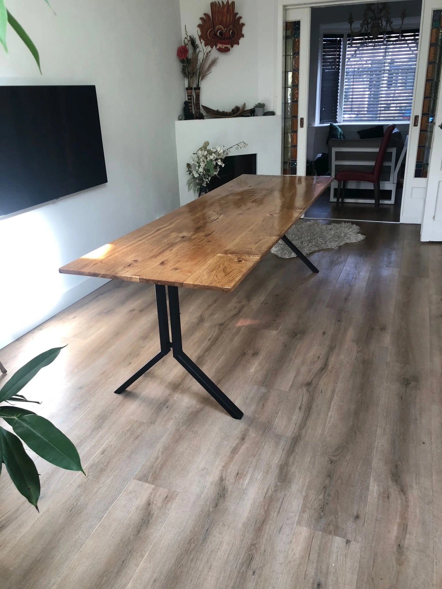 Eikenhouten tafel Tjard