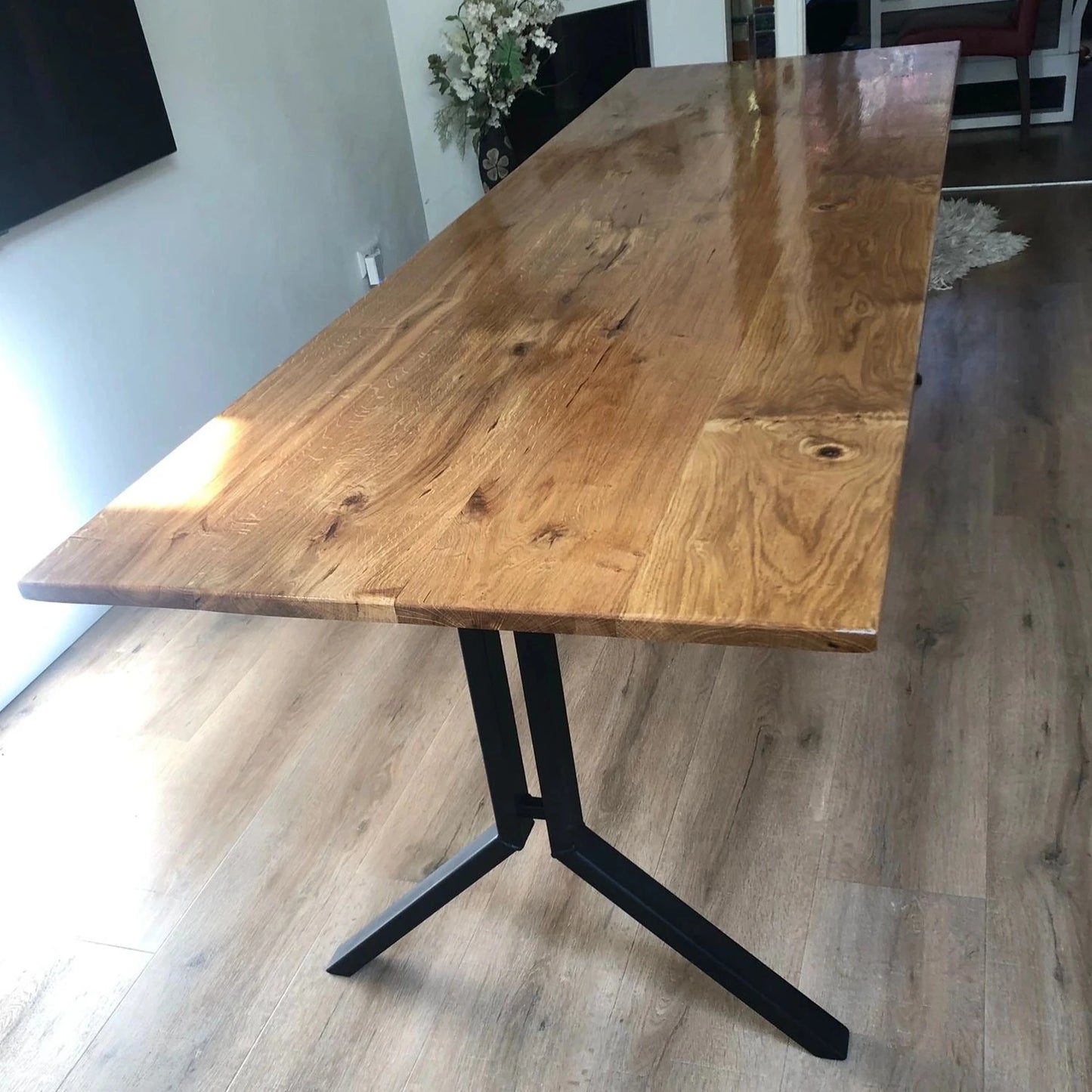 Eikenhouten tafel Tjard