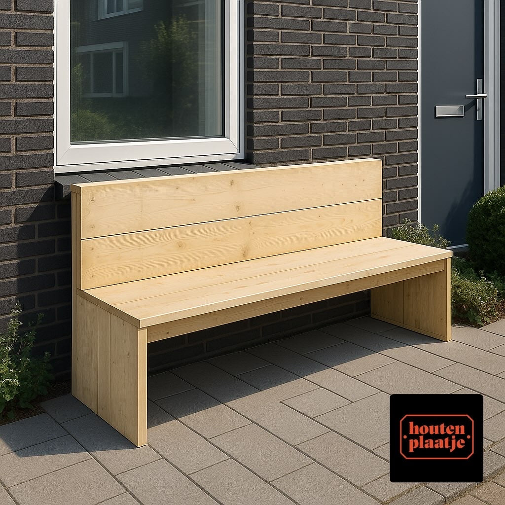 Steigerhouten bank Mike