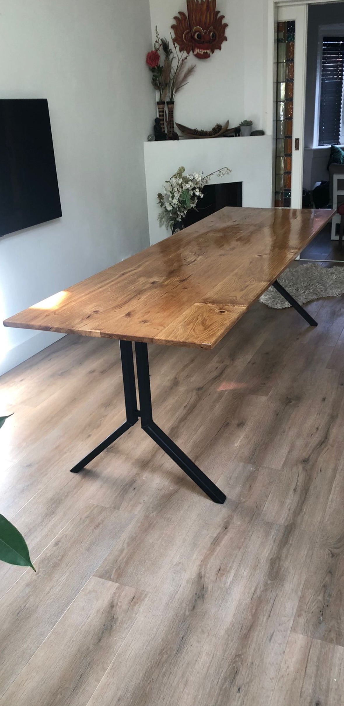 Eikenhouten tafel Tjard