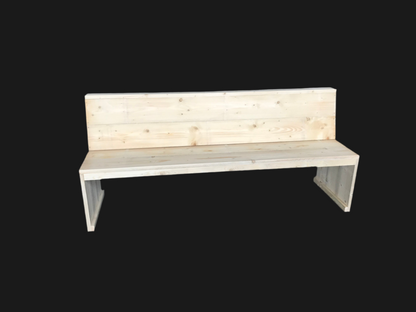 Steigerhouten bank Mike