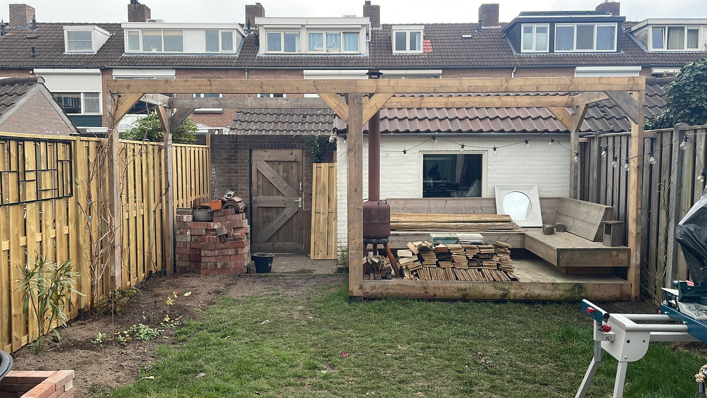 Pergola 7x2 m - Dylan (prijs op aanvraag)